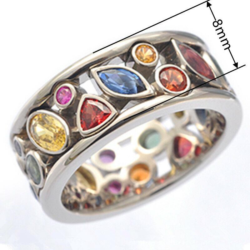 Elegant-Women-925-Silver-Filled-Ring-Cubic-Zircon-Wedding-Ring-Jewelry-Sz-6-10-184313099090-2