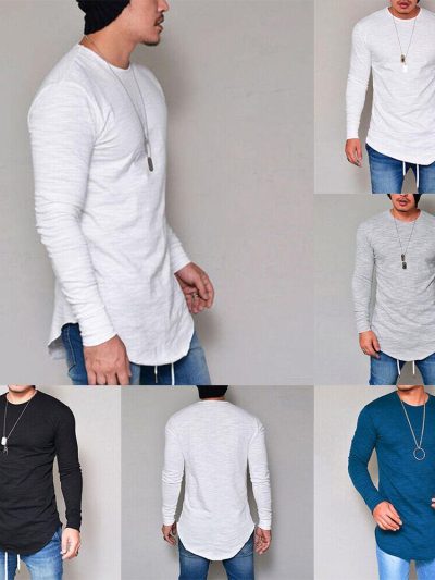 Fashion-Mens-Slim-Fit-O-Neck-Long-Sleeve-Muscle-Tee-T-shirt-Casual-Tops-Blouse-384582538060