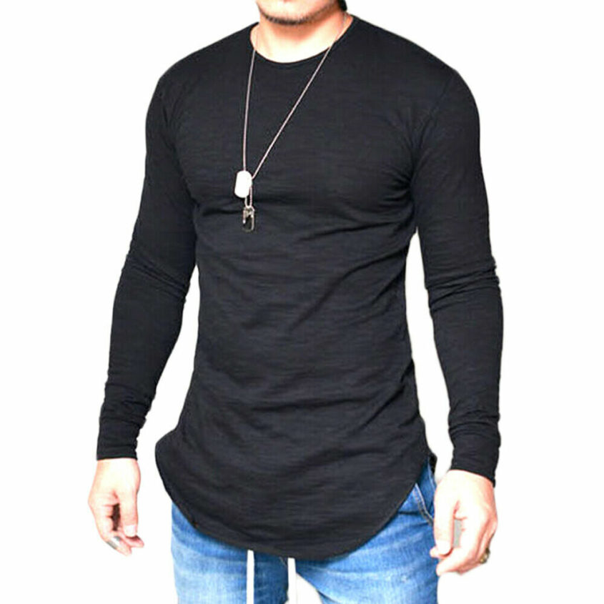 Variation-of-Fashion-Men039s-Slim-Fit-O-Neck-Long-Sleeve-Muscle-Tee-T-shirt-Casual-Tops-Blouse-384582538060-2f1b