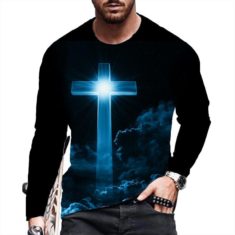 Variation-of-T-Shirts-Men-Fashion-Long-Sleeve-USA-Flag-Cross-Graphic-Print-T-Shirt-Silky-Soft-234948091700-2ee7