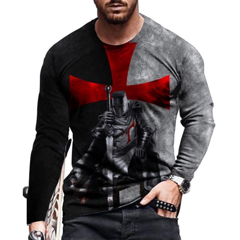 Variation-of-T-Shirts-Men-Fashion-Long-Sleeve-USA-Flag-Cross-Graphic-Print-T-Shirt-Silky-Soft-234948091700-4315