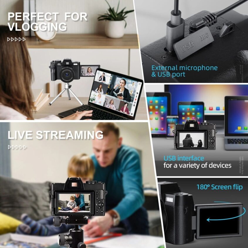 Digital-Camera-4K-48MP-16X-Anti-Shake-Vlogging-Camera-Wi-Fi-W-Battery-32GB-TF-175910309651-3