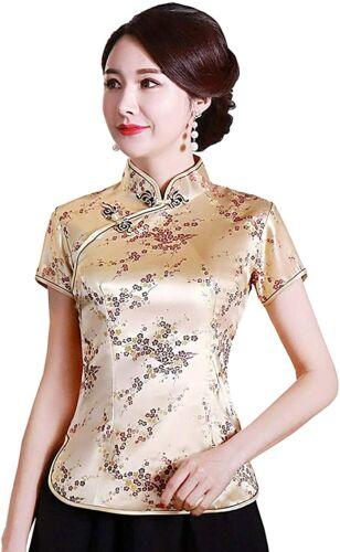 Variation-of-Womens-Tang-Chinese-Style-Blouse-Cheongsam-Traditional-Short-Sleeve-Qipao-Tops-256340394342-fac5