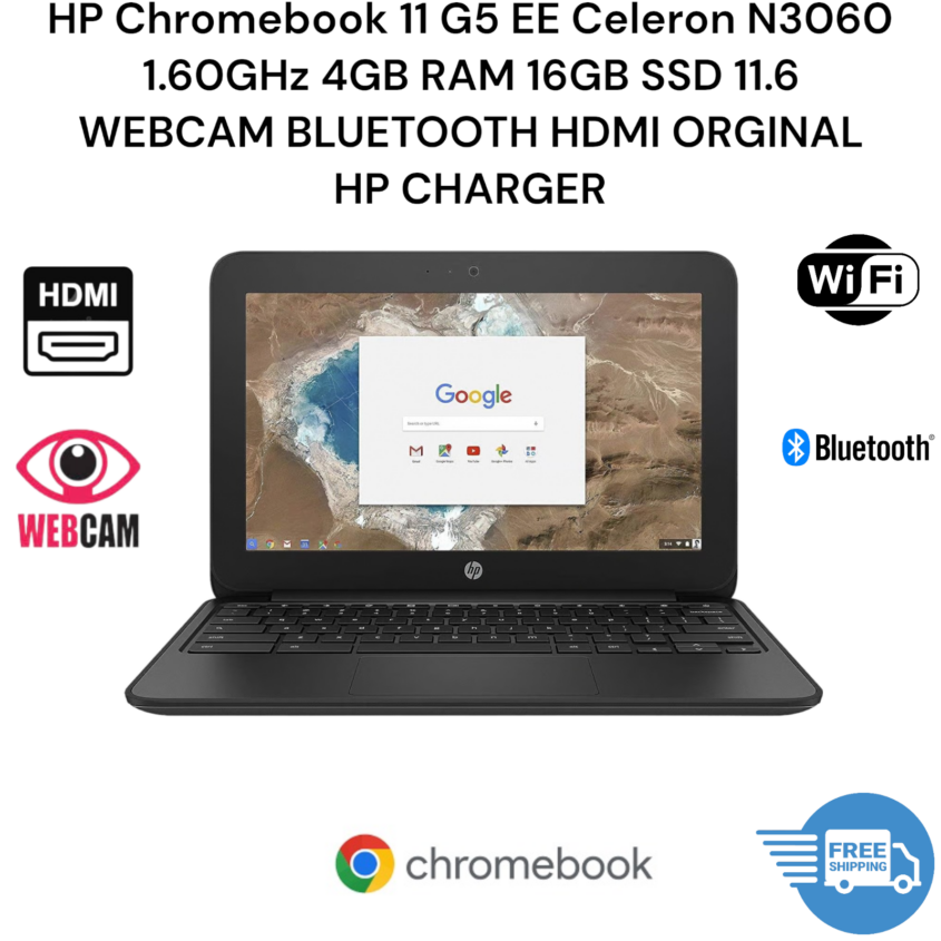 HP-laptop-Chromebook-11-G5-N3060-160GHz-4GB-16GB-SSD-116-WEBCAM-BLUETOOTH-WIFI-235124786473