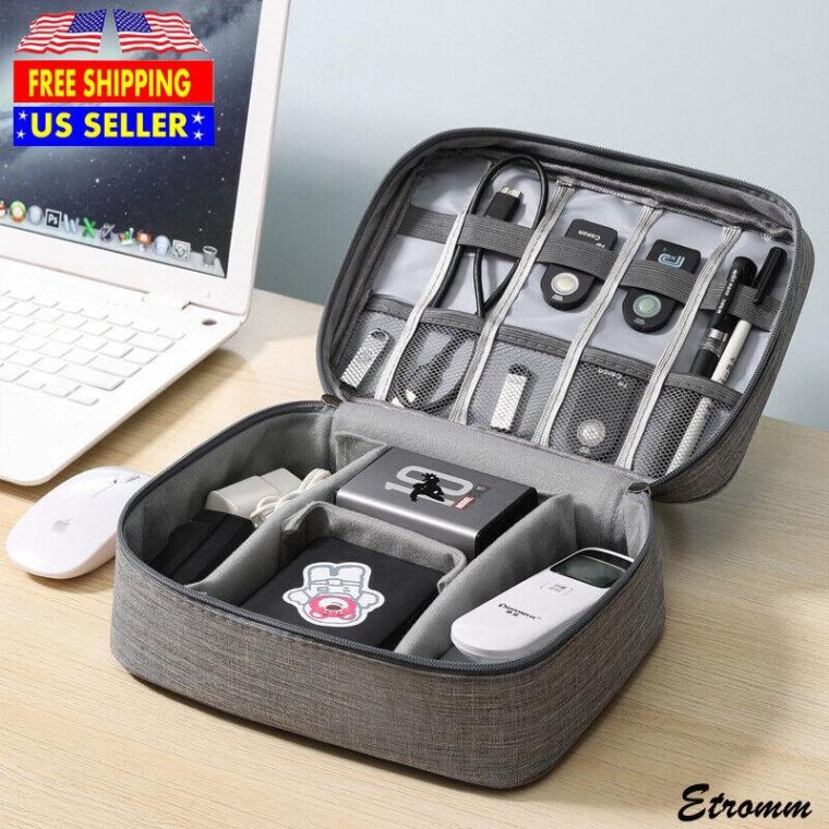 Travel-Cable-Bag-Organizer-Charger-Storage-Electronics-USB-Case-Cord-Accessories-394593988493