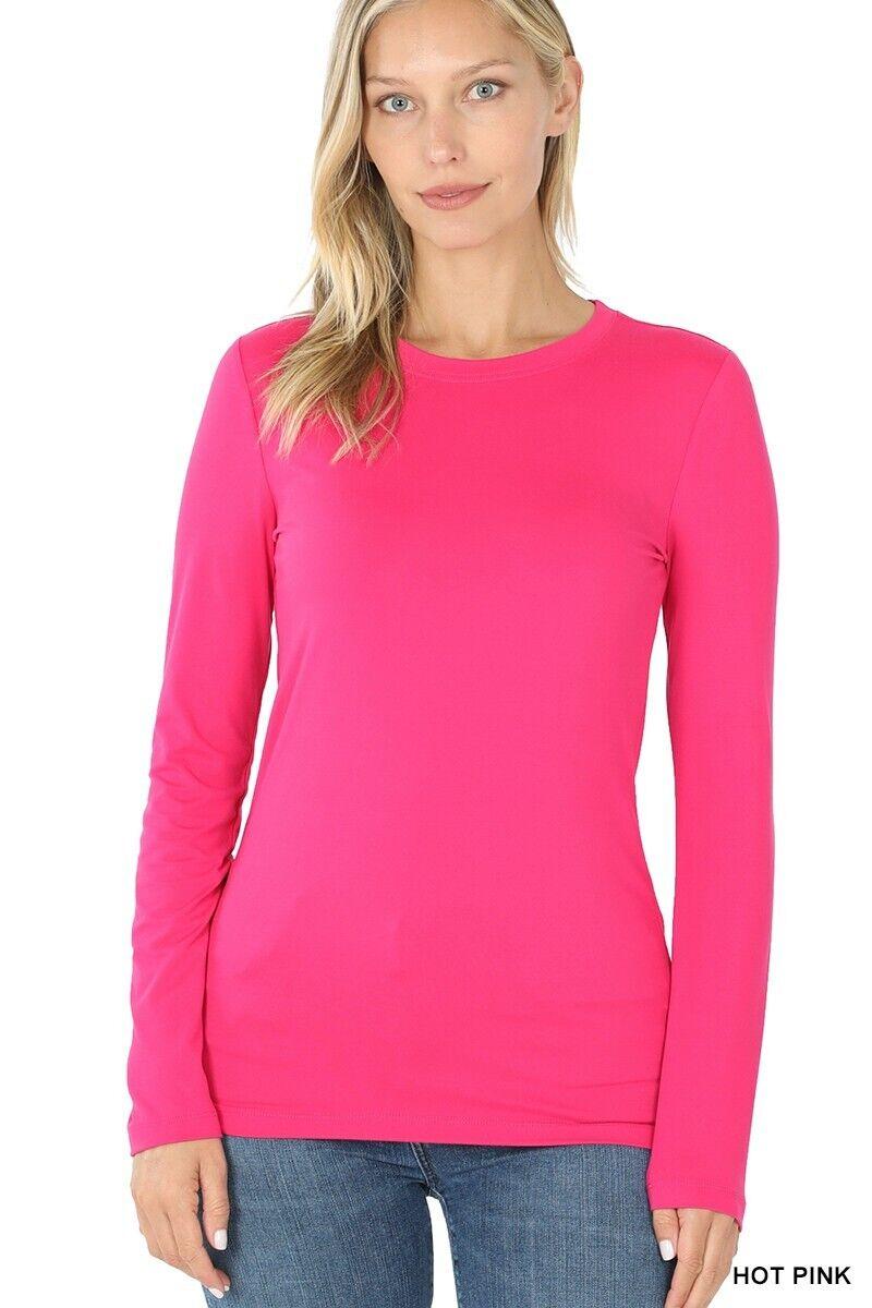 Variation-of-Women039s-Warm-Soft-Long-Sleeve-T-Shirts-Layering-Casual-Fashion-Top-204418642704-b2fe