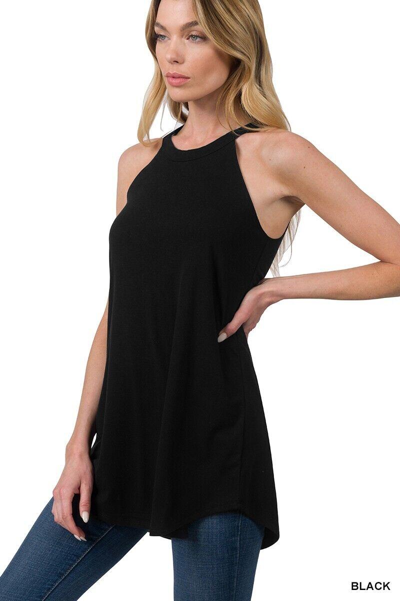 Variation-of-Womens-Long-Halter-Tank-Top-Casual-Fashion-Basic-Tunic-Blouse-Sleeveless-Shirt-175611101864-792b
