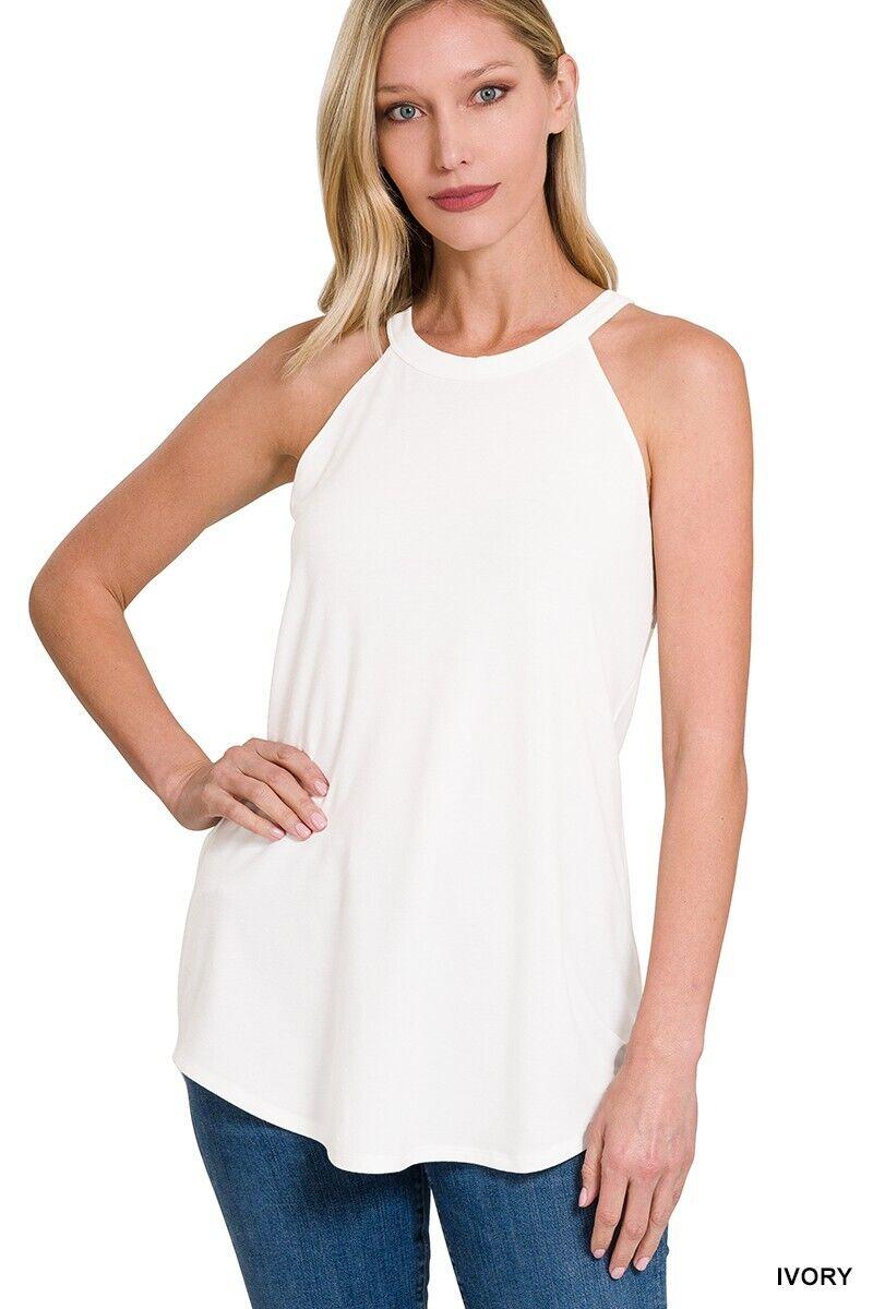 Variation-of-Womens-Long-Halter-Tank-Top-Casual-Fashion-Basic-Tunic-Blouse-Sleeveless-Shirt-175611101864-c3ce