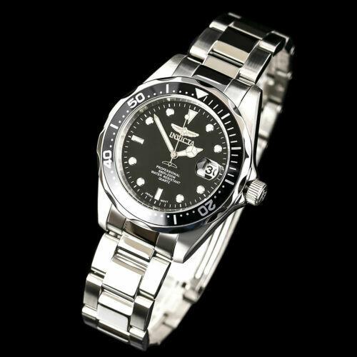 Invicta-Mens-Watch-Pro-Diver-Black-Dial-Quartz-Stainless-Steel-Bracelet-8932-232472464247-2