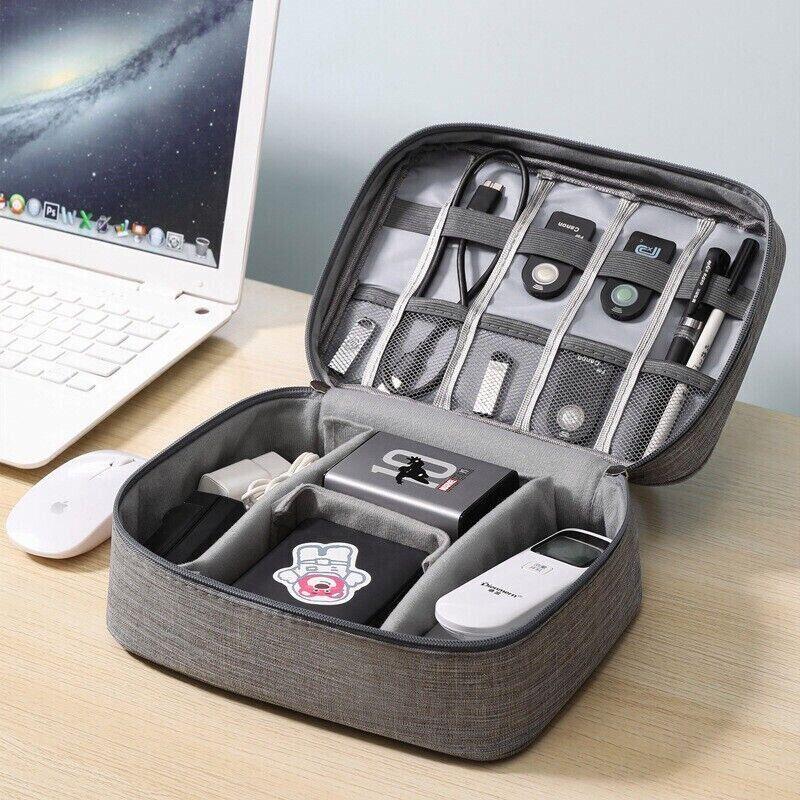 Portable-Electronic-Organizer-Travel-Cable-Storage-Bag-Cord-Case-Accessories-US-394229861027-7