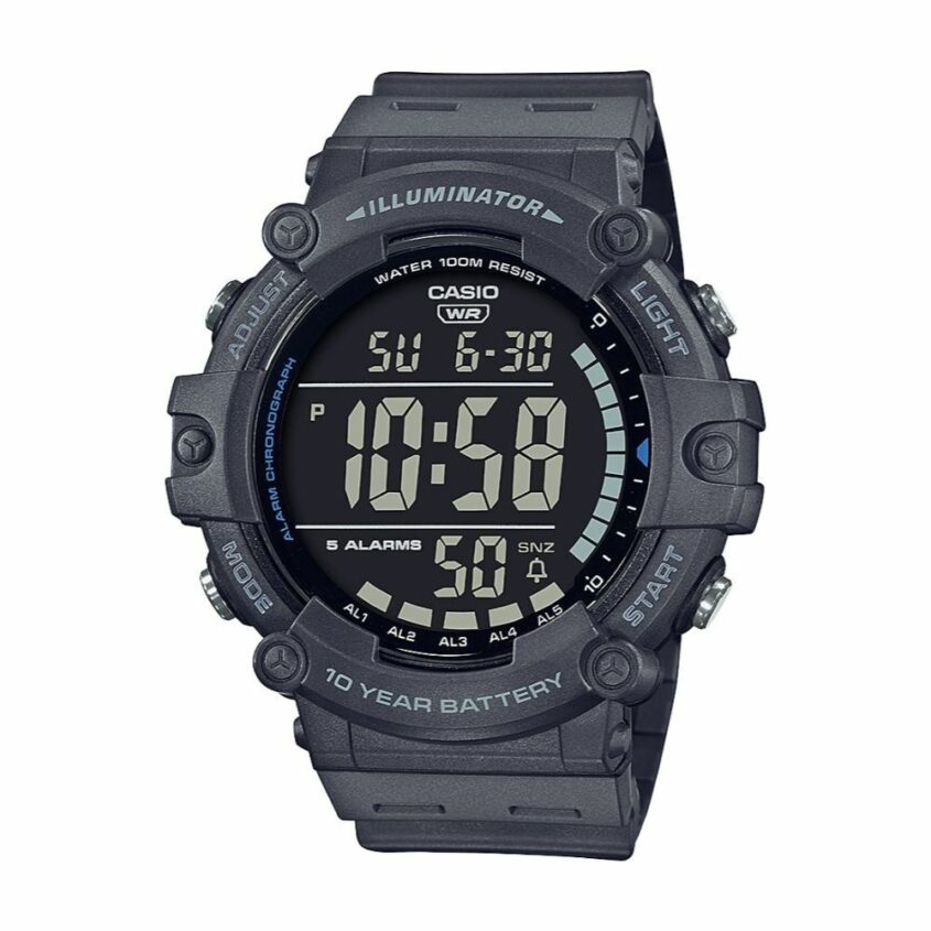 Casio-Mens-Quartz-Alarm-10-Year-Battery-Grey-Resin-Band-51mm-Watch-AE1500WH-8BV-185054629678