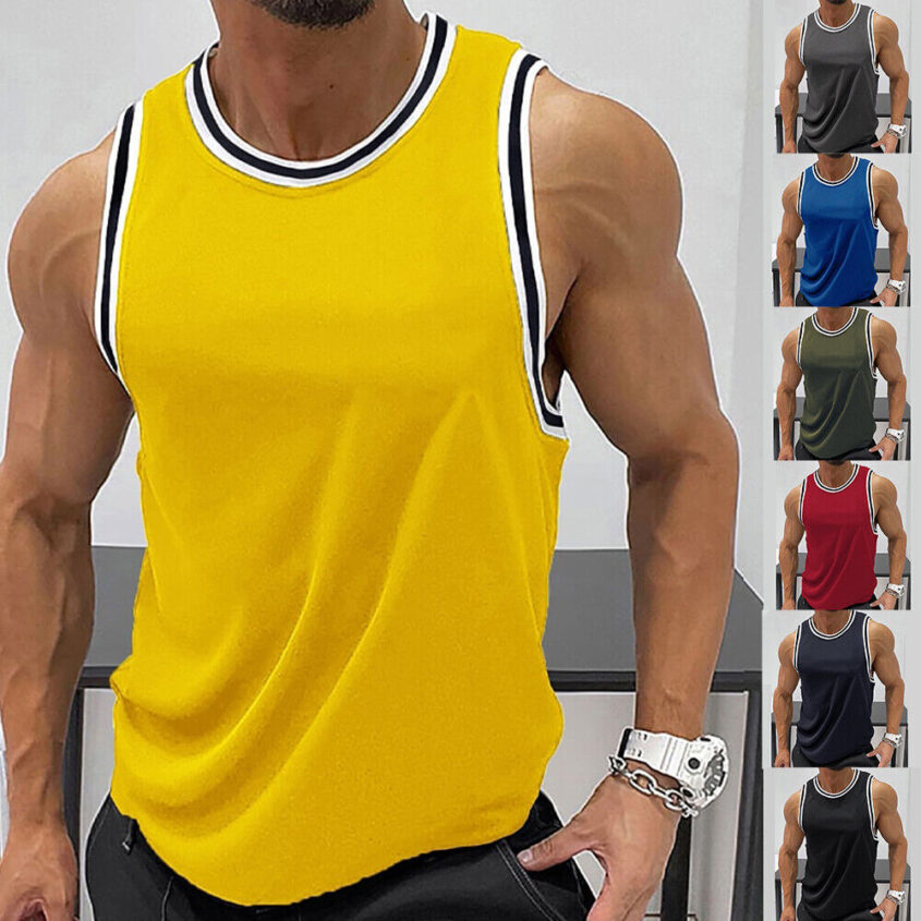 Mens-Sleeveless-Tank-Tops-Vest-Bodybuilding-Gym-Fitness-Muscle-Training-T-Shirts-404744953118-5