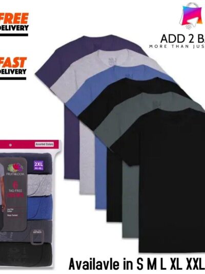 Fruit-of-the-Loom-Mens-Short-Sleeve-Fashion-Pocket-T-Shirts-6-Pack-185487282149